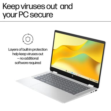 HP Chromebook x360 14 N100/4/128/IPS 14" bærbar computer