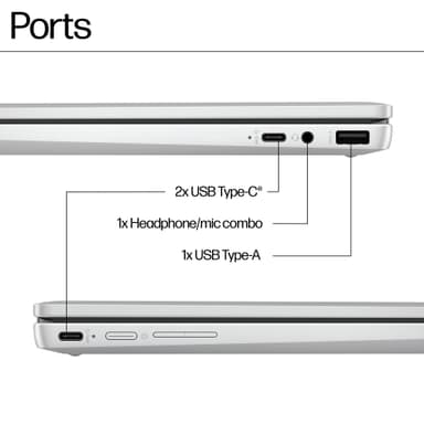 HP Chromebook x360 14 N100/4/128/IPS 14" bærbar computer