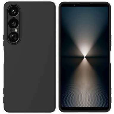Liquid silikone cover Sony Xperia 1 VII - Sort