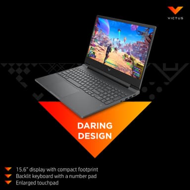 HP VICTUS 15 R5-8HS/8/512/3050 15,6" bærbar gaming computer