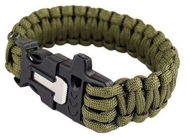Survival Armbånd - Militærgrøn