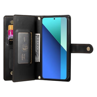 SKALO Xiaomi 15 Ultra 5G Zipper Big Flip Cover - Sort