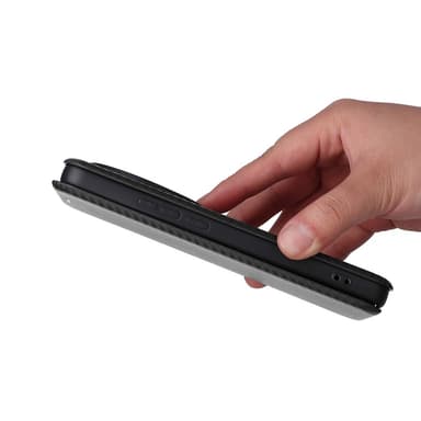 SKALO Xiaomi 15 Ultra 5G Carbon Fiber Flip Cover - Sort