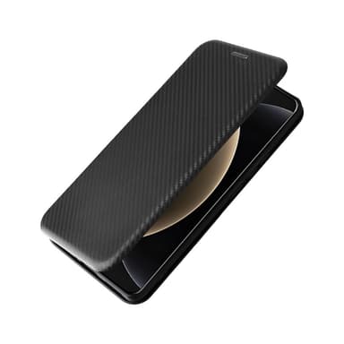 SKALO Xiaomi 15 Ultra 5G Carbon Fiber Flip Cover - Sort