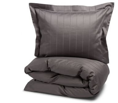 Bäddset 150x210 Liverpool Satin, Mörkgrå