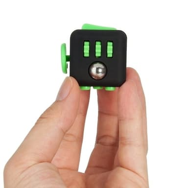 Fidget Cube, sort/grøn