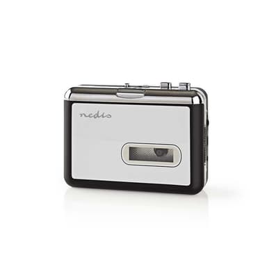 Nedis Kasette Converter | Bærbar | Tilslutninger udgang: 1x 3.5 mm / 1x Mini USB | Tilbehør: USB-Kabel | Batteri / USB Drevet