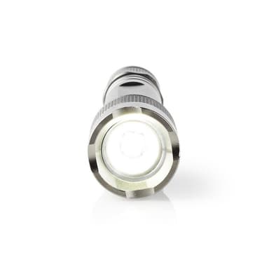 Nedis LED lygte | Batteri | 4,5 V | 3 W | 2x AA | Batterier medfølger | Nominel lysstrøm: 150 lm | Lysområde: 120 m | Stråler Vinkel: 46.1 ° | 10000 Skiftecykler