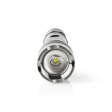 Nedis LED lygte | Batteri | 4,5 V | 3 W | 2x AA | Batterier medfølger | Nominel lysstrøm: 150 lm | Lysområde: 120 m | Stråler Vinkel: 46.1 ° | 10000 Skiftecykler