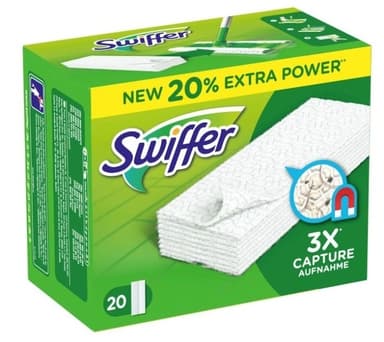Swiffer Tørre rengøringsklude Refill, 20-pak