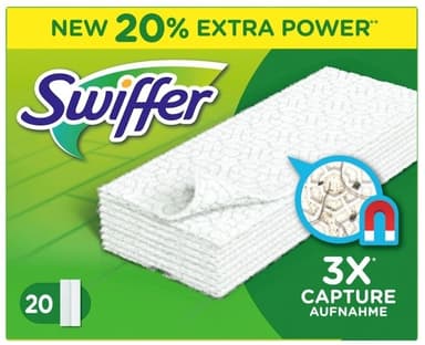 Swiffer Tørre rengøringsklude Refill, 20-pak