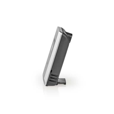 Nedis vejrstation | Indendørs & Udendørs | Inkluderet trådløs vejrsensor | Vejrudsigt | Tidsvisning | LCD Display | Alarmurfunktion
