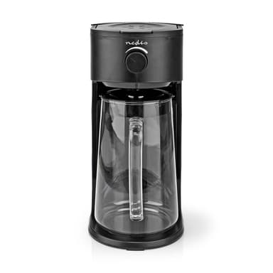 Nedis Iskaffe & Iste Maskine | Filterkaffe | 2.5 l | 6 Kopper | Sort