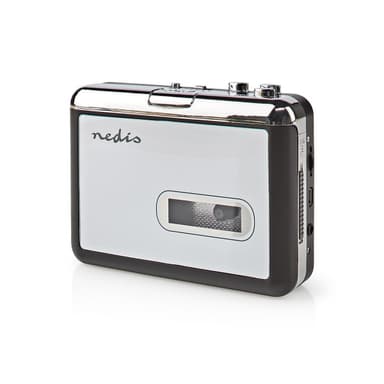 Nedis Kasette Converter | Bærbar | Tilslutninger udgang: 1x 3.5 mm / 1x Mini USB | Tilbehør: USB-Kabel | Batteri / USB Drevet