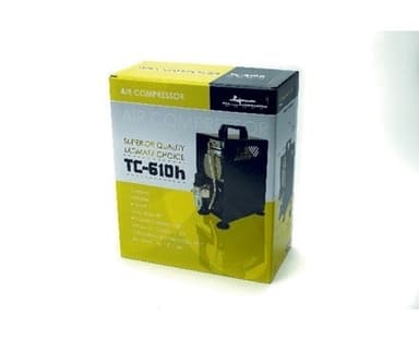 SPARMAX Airbrush Compressor, 23-28lpm, 60psi, TC-610H+