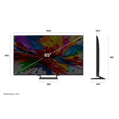 LG 65" QNED 93 4K QNED MiniLED TV (2025)