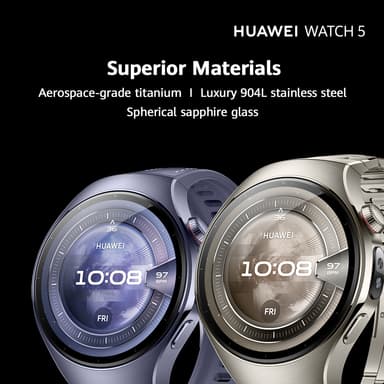 Huawei Watch 5 smartur 46 mm (sort)