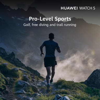 Huawei Watch 5 smartur 46 mm (sort)