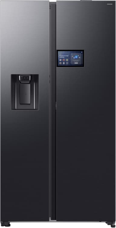 Samsung side-by-side RS90F64EDFEF (sort rustfrit stål)