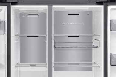 Samsung side-by-side RS90F66BETEF (rustfrit stål)