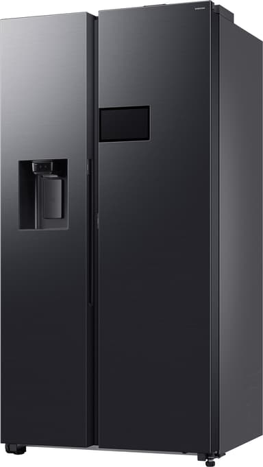 Samsung side-by-side RS90F64EDFEF (sort rustfrit stål)