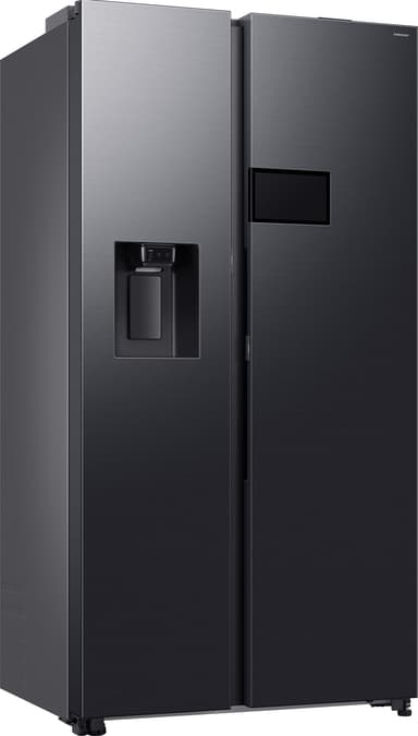 Samsung side-by-side RS90F64EDFEF (sort rustfrit stål)