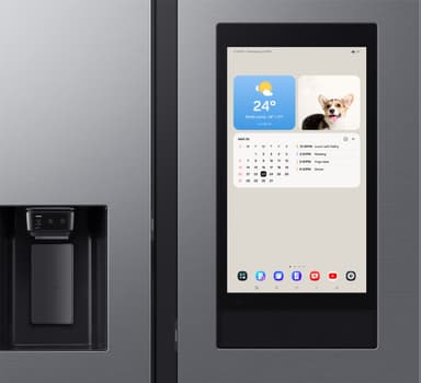 Samsung side-by-side RS90F66BETEF (rustfrit stål)