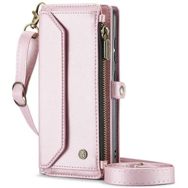 CaseMe mobilcover C36 Samsung Galaxy S25 Edge - Lyserød