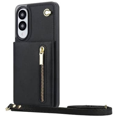 Zipper halskæde cover Samsung Galaxy S25 Edge - Sort