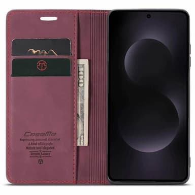 CaseMe mobilcover 013 Samsung Galaxy S25 Edge - Bordeaux