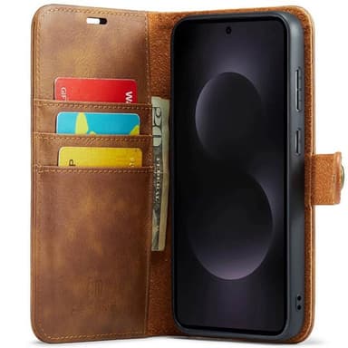 Wallet DG-Ming 2i1 Samsung Galaxy S25 Edge - Brun