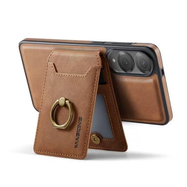 DG-Ming Magking K1 2i1 cover Samsung Galaxy S25 Edge - Brun