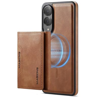 DG-Ming Magking K2 2i1 cover Samsung Galaxy S25 Edge - Brun
