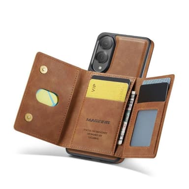 DG-Ming Magking K2 2i1 cover Samsung Galaxy S25 Edge - Brun