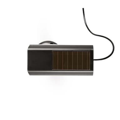 Nedis Attrap Overvågningskamera | Kugle | IP44 | Batteri / Solar Powered | Udendørs | Inkl. vægbeslag | Sort