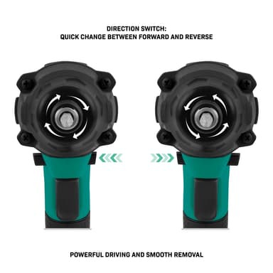 VONROC Slagnøgle 20V – 180Nm | Solo |Ekskl. akku og oplader