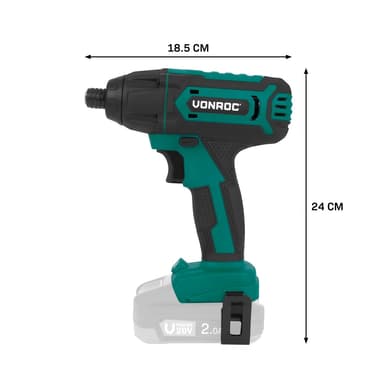 VONROC Slagnøgle 20V – 180Nm | Solo |Ekskl. akku og oplader