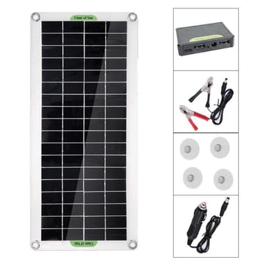 30W bærbart solpanel solopladningsregulator til bilbådcamping