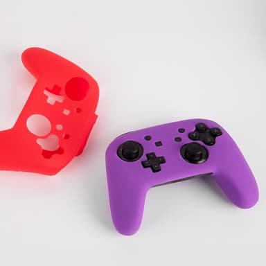 Kompatibel med Nintendo Switch Pro Controller Case Silikone - Hvid