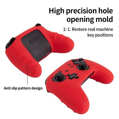 Kompatibel med Nintendo Switch Pro Controller Case Silikone - Lilla