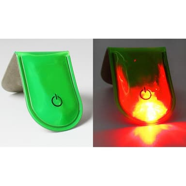 4 stk LED-lys Magnetiske Clips Sikkerhed Løbenat Campingaktiviteter