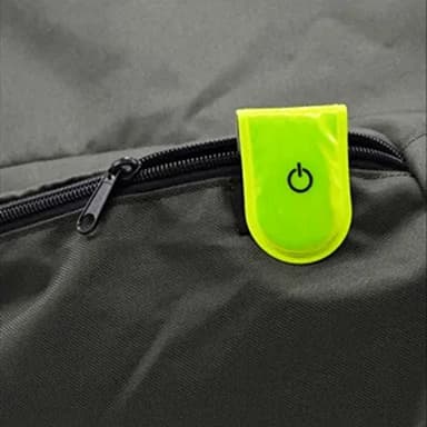 4 stk LED-lys Magnetiske Clips Sikkerhed Løbenat Campingaktiviteter - Orange