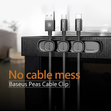 Magnetisk kabelklemme USB-ledningsholder Wire Organizer Kabelstyring
