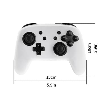 Kompatibel med Nintendo Switch Pro Controller Case Silikone - Blå