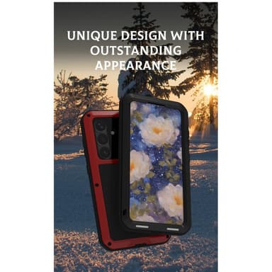 Samsung Galaxy S25 Case Panserbeskyttelse Case Shell + hærdet glas