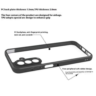 Til Samsung Galaxy A26 5G Cover Transparent Telefoncover
