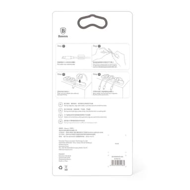 Magnetisk kabelklemme USB-ledningsholder Wire Organizer Kabelstyring