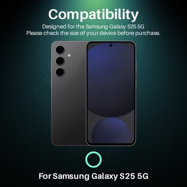 NORTHJO til Samsung Galaxy S25 Hærdet Glas Kameralinsebeskytter