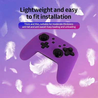 Kompatibel med Nintendo Switch Pro Controller Case Silikone - Blå
