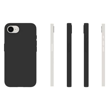 Til iPhone 16e Case TPU Cover Bagside - Sort
